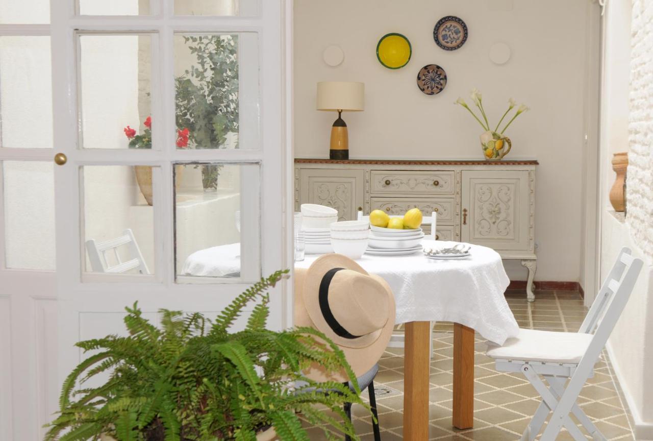 Casa Leon Blanco Carmona Reformada Centrica Con Chimenea Y Terraza Con Vistas别墅 外观 照片