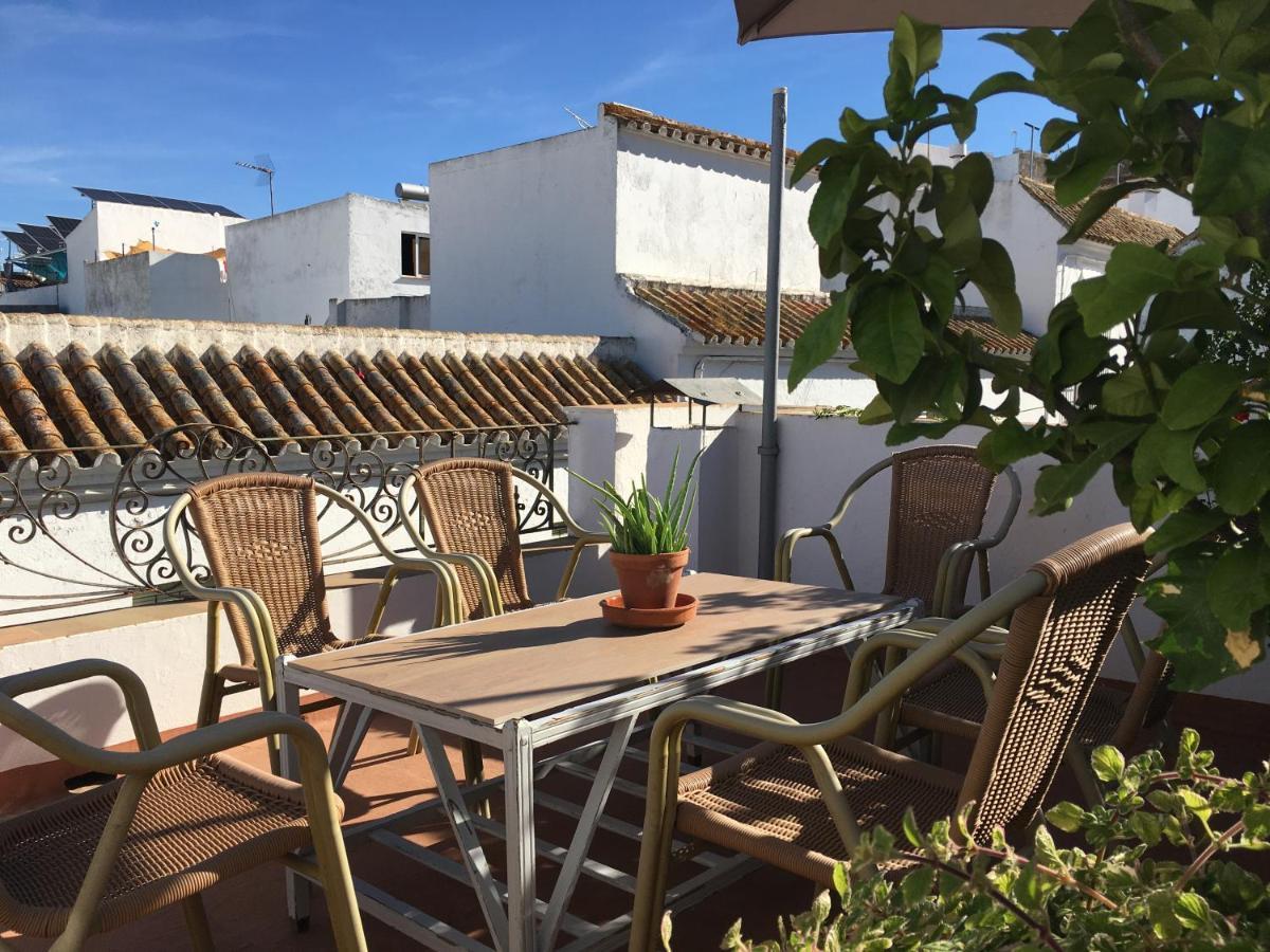 Casa Leon Blanco Carmona Reformada Centrica Con Chimenea Y Terraza Con Vistas别墅 外观 照片